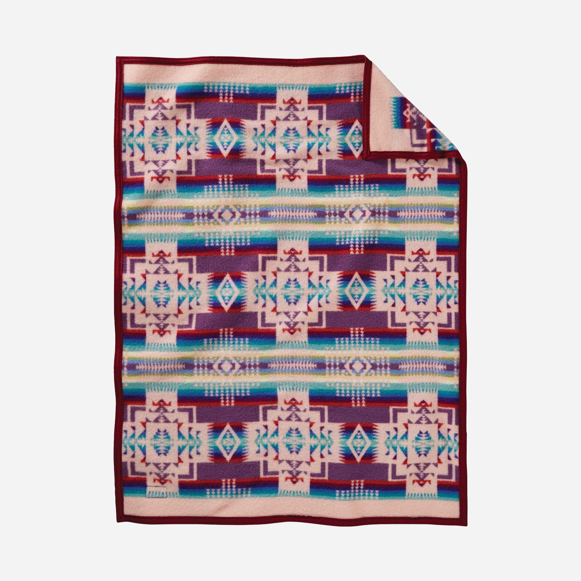 Chief Joseph Baby Blanket - Pink