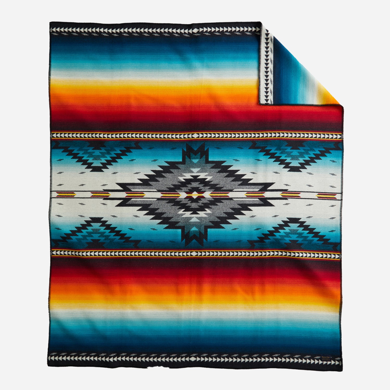 Pendleton Unnapped Jacquard Robe - Saltillo Sunset