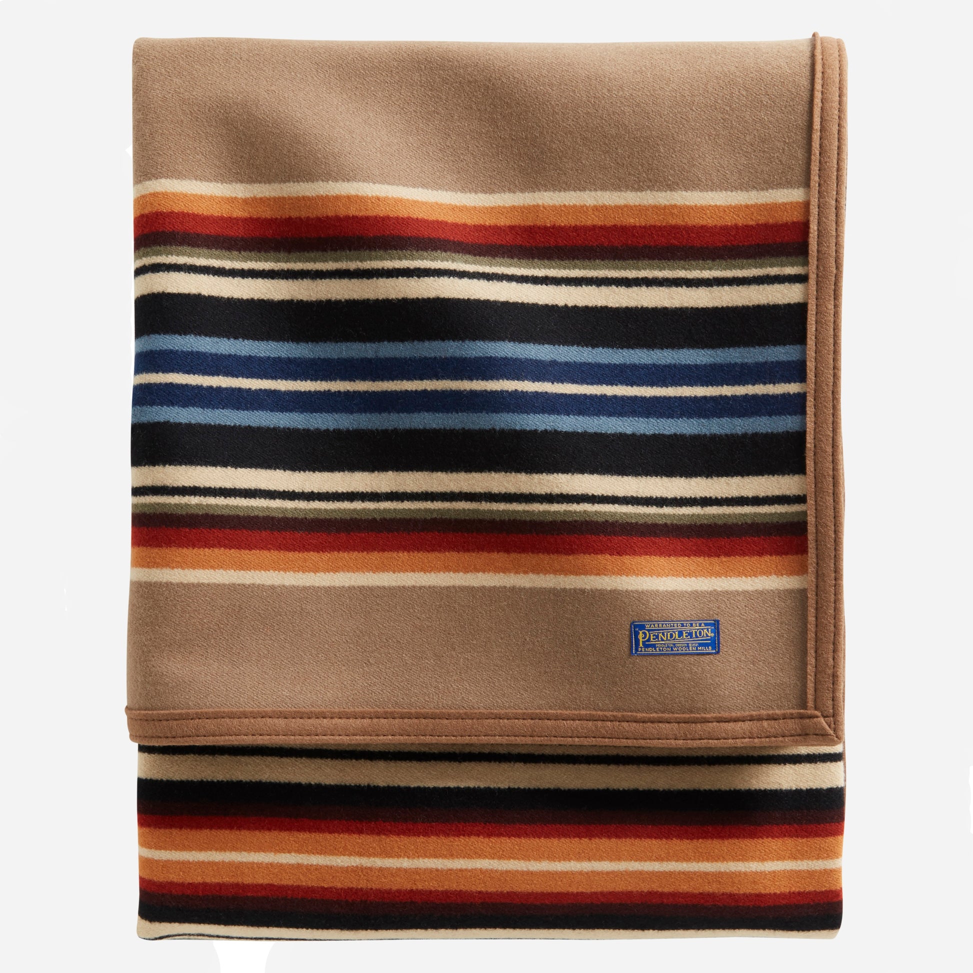 Jacquard Blanket - Serape Grey Horse Khaki