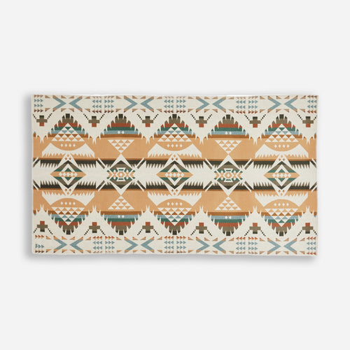 Jacquard Saddle Blanket - Nehalem Natural