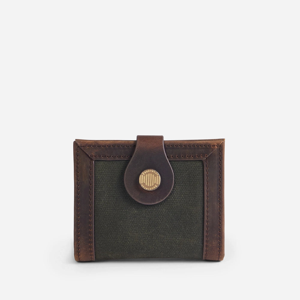 Odyssey Waxed Canvas Wallet - Olive
