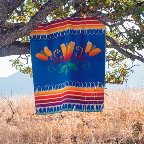 American Indian College Fund Blanket - Courage To Bloom