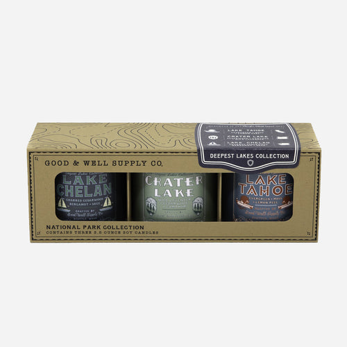 National Park Region Candle Gift Sets - Deepest Lakes