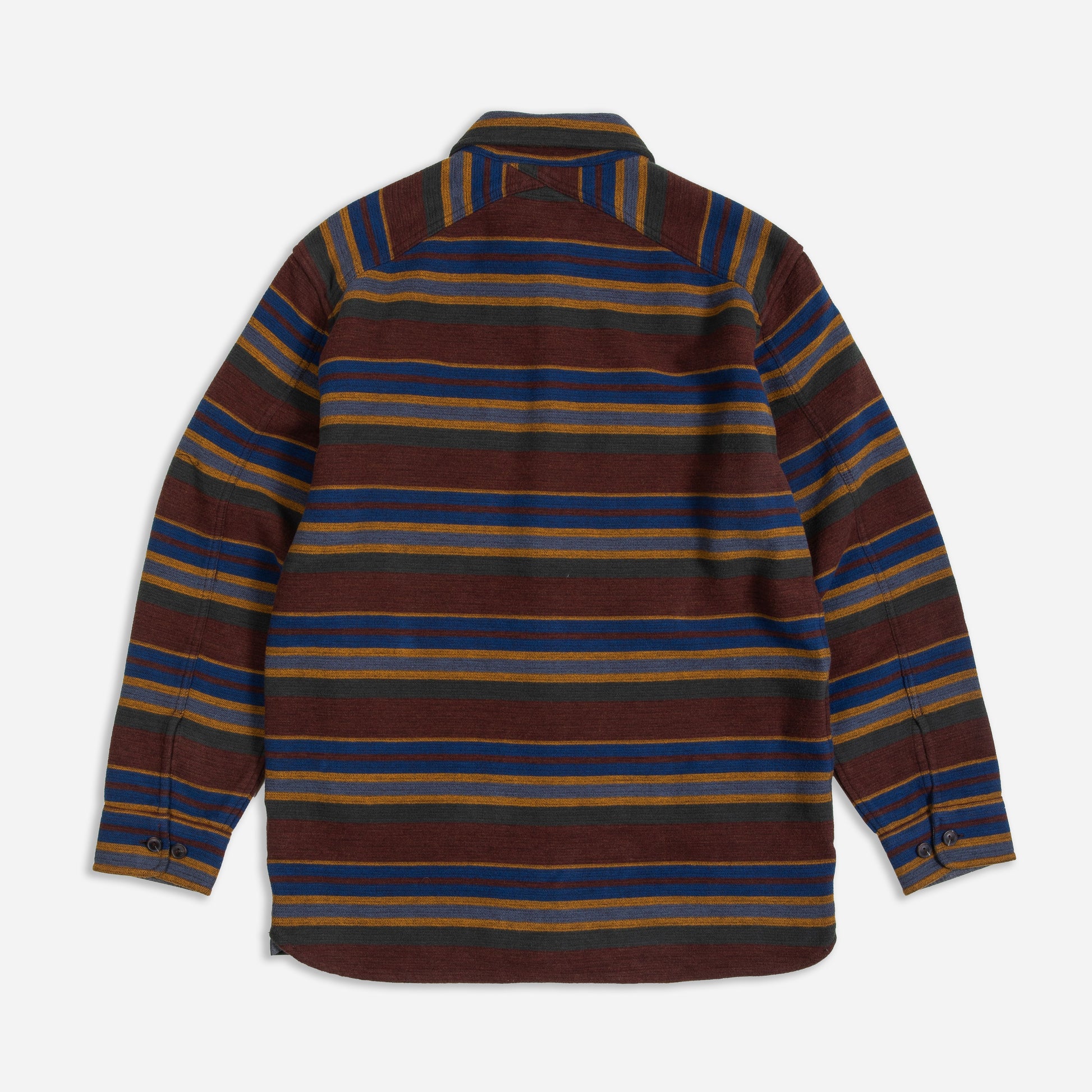 Driftwood Beach Shirt - Yakima Stripe Rust