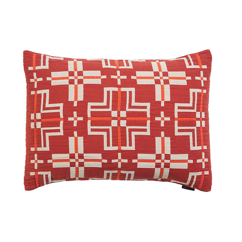 Organic Cotton Matelasse Sham - San Marcos