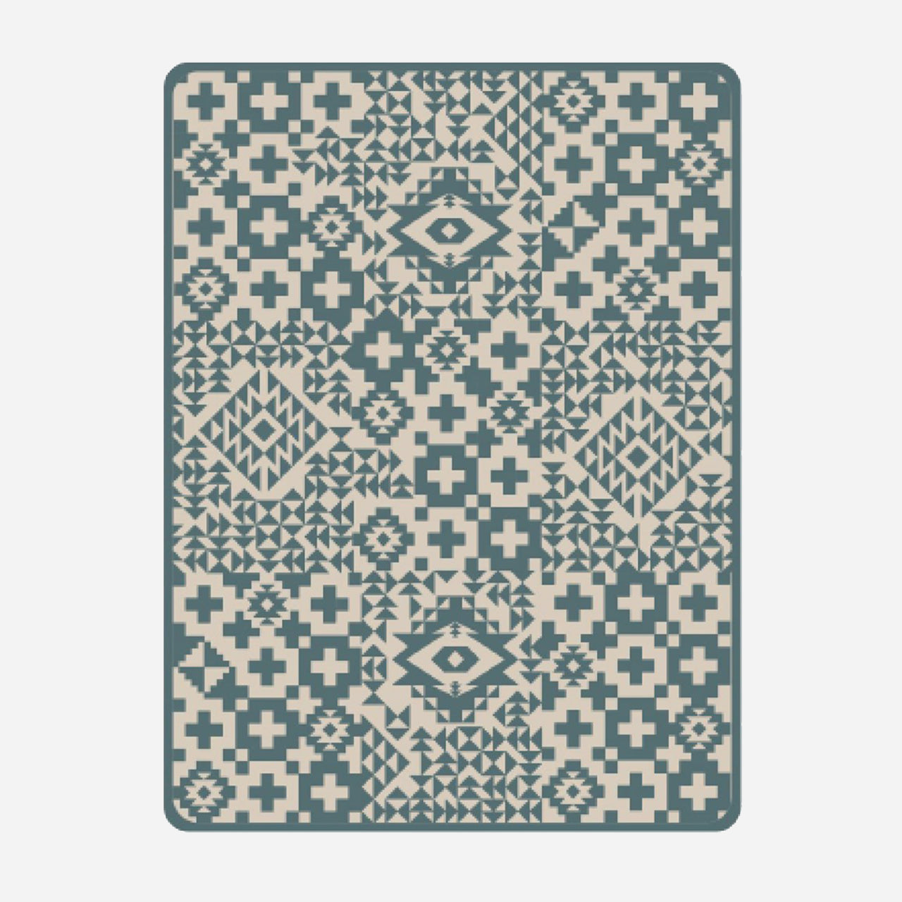 Organic Cotton Woven Baby Blanket - Blue Ridge Atlantic