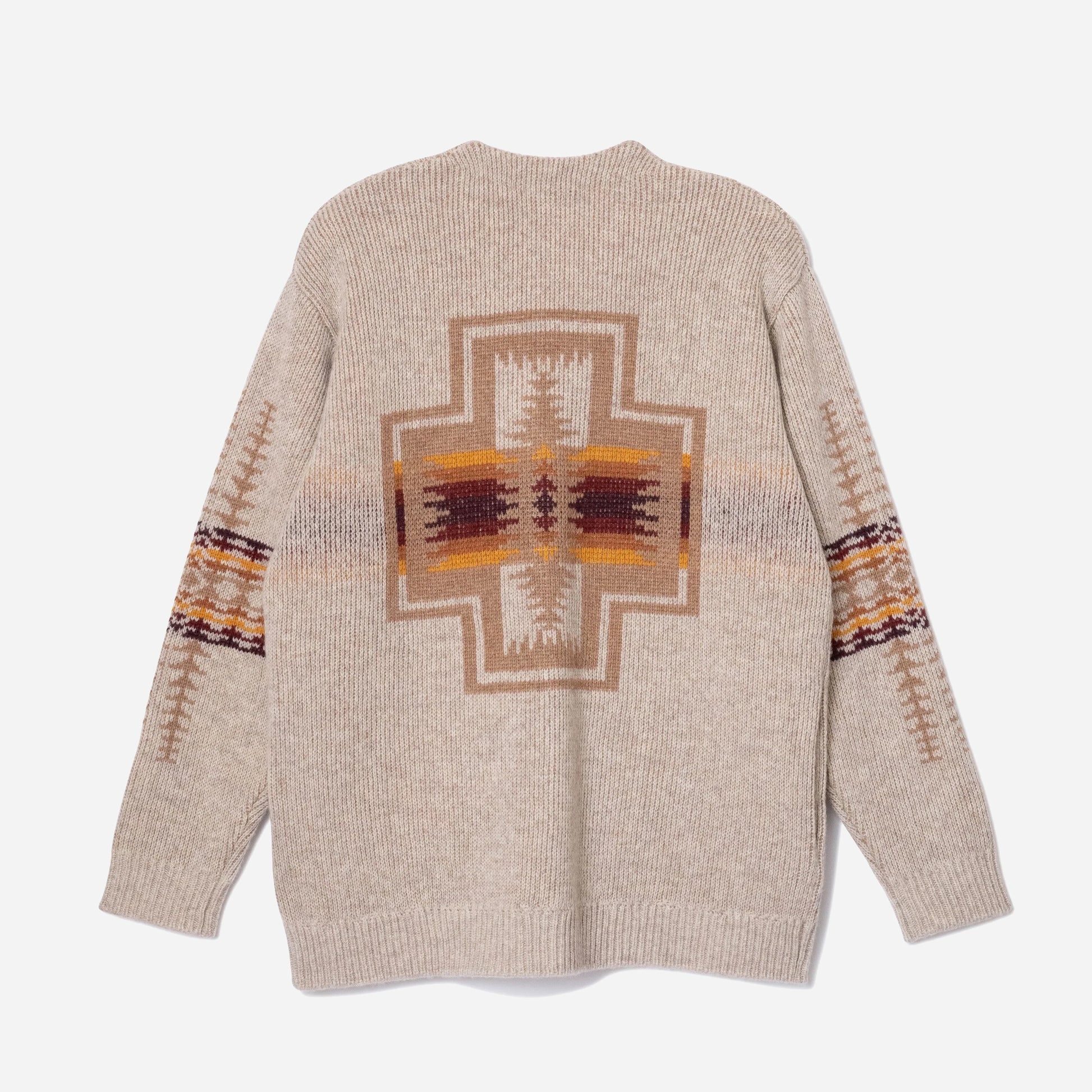 Lambswool Cardigan - Tan Beige