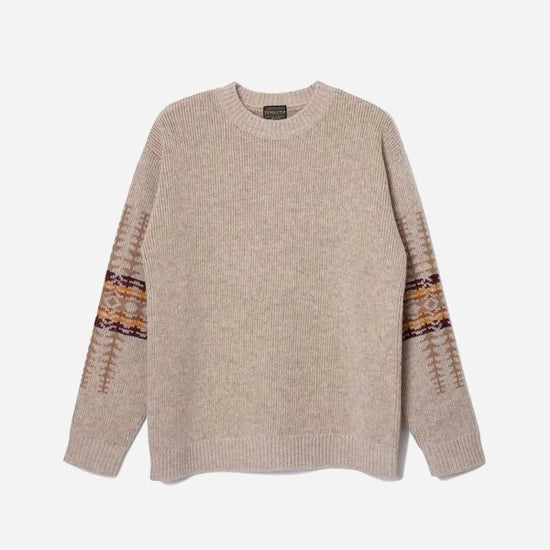 Lambswool Crew Neck Sweater - Ivory