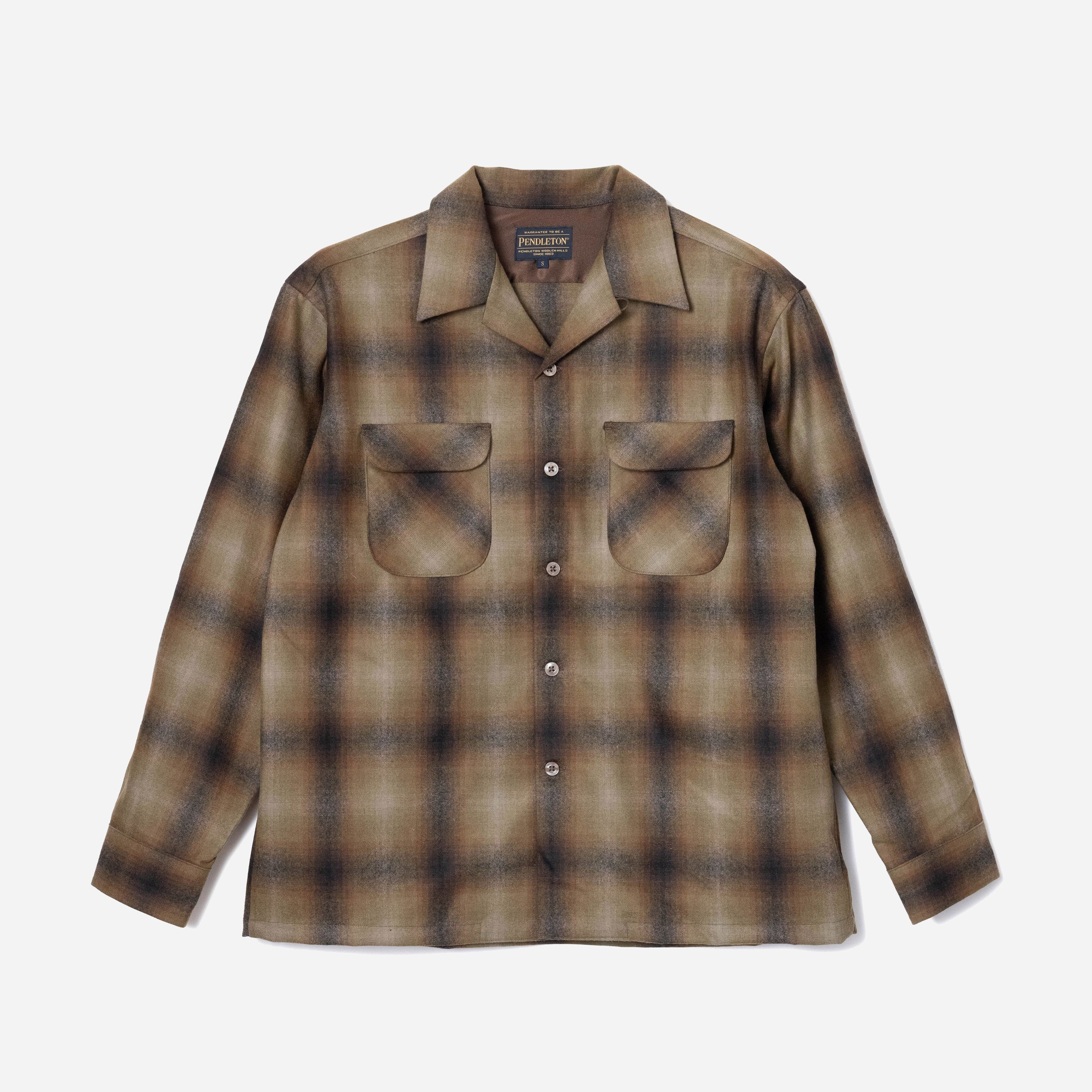 Crafted In Japan Wool Shirt - Brown/Beige - Pendleton EU