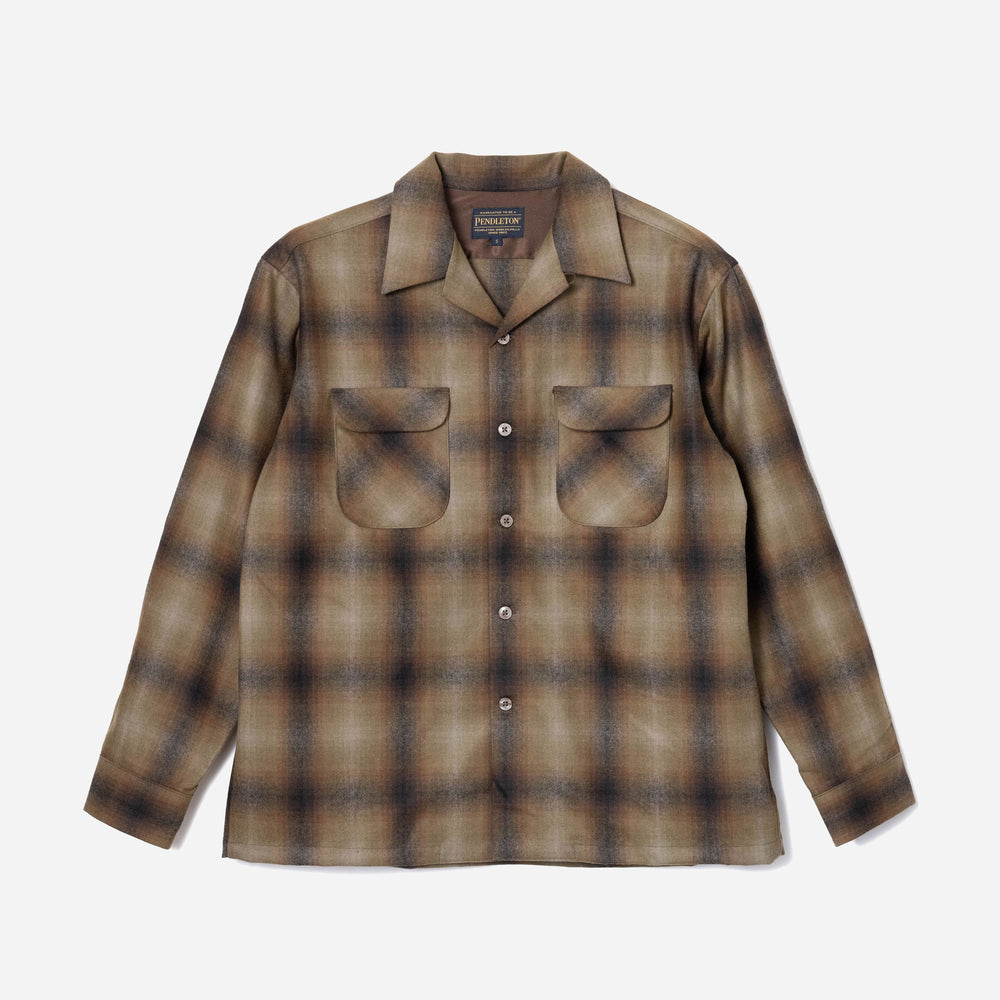 Crafted In Japan Wool Shirt - Brown/Beige