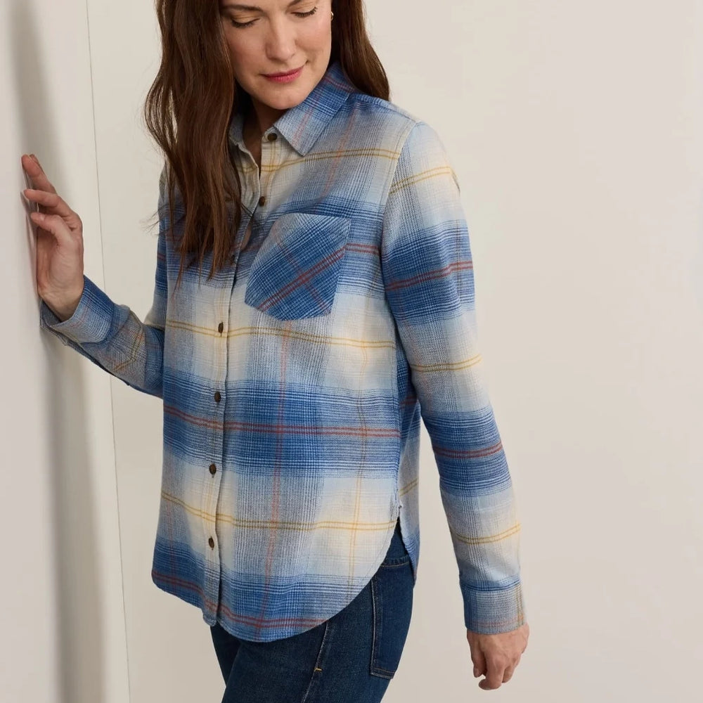 Women's The Perfect One Pocket Shirt - Blue Ombre