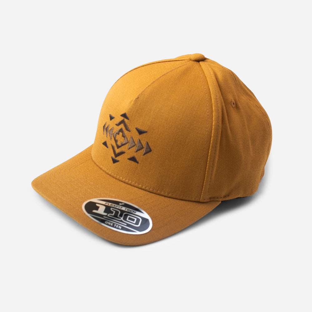 Embroidered Cap - Brown