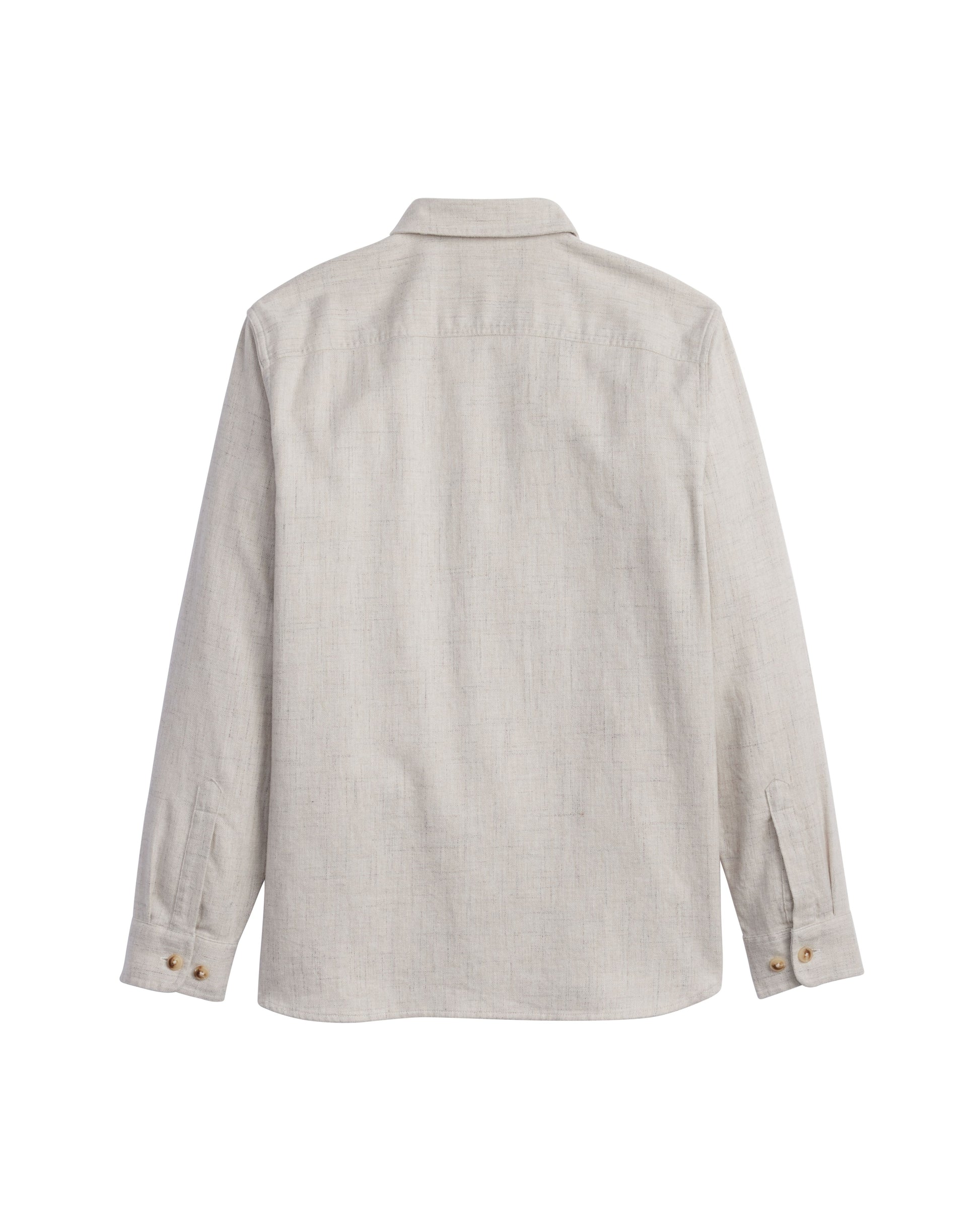 Men's Burnside Flannel Shirt - Ecru Donegal Heather