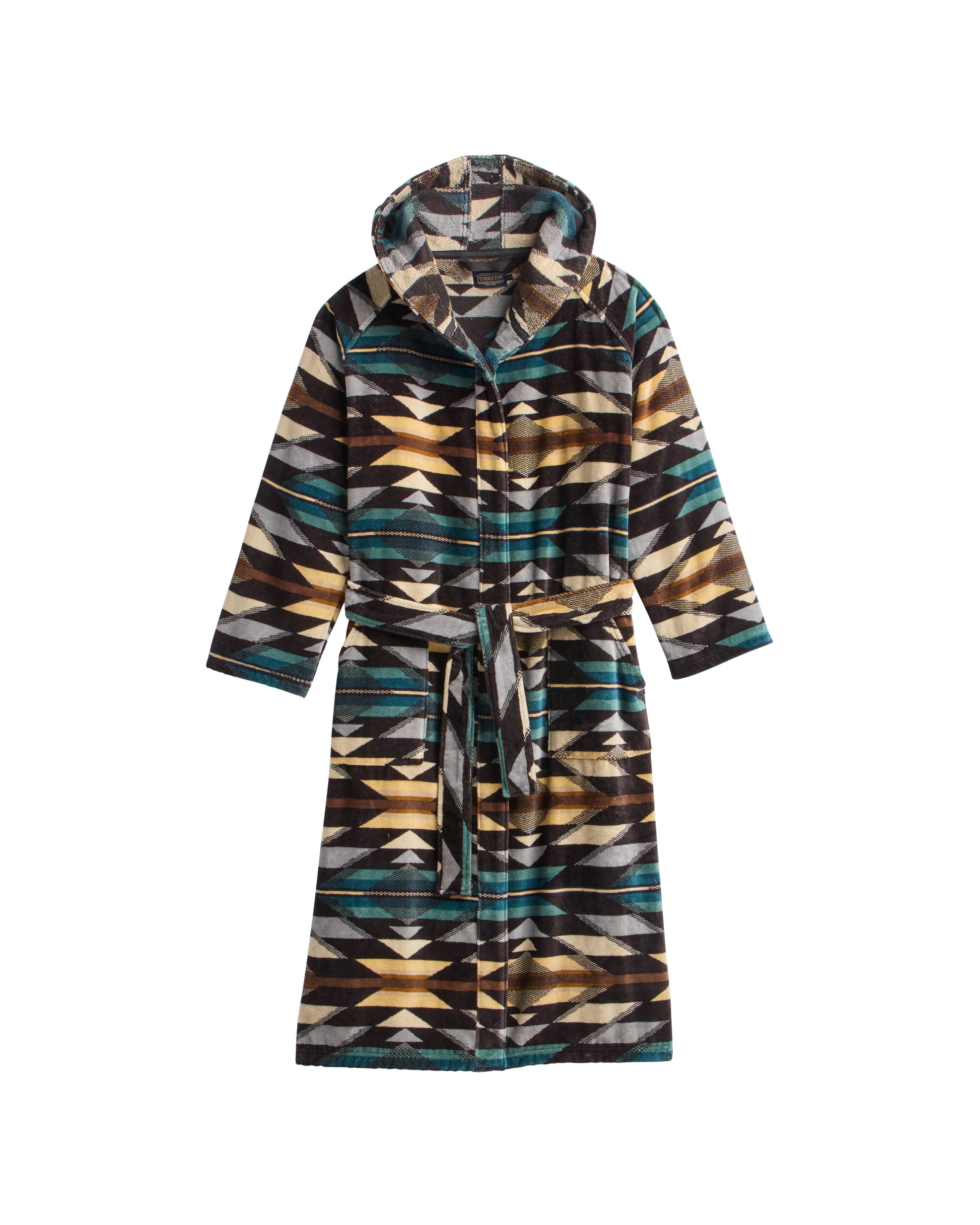 Men's Bath Robe - Wyeth Trail Charcoal