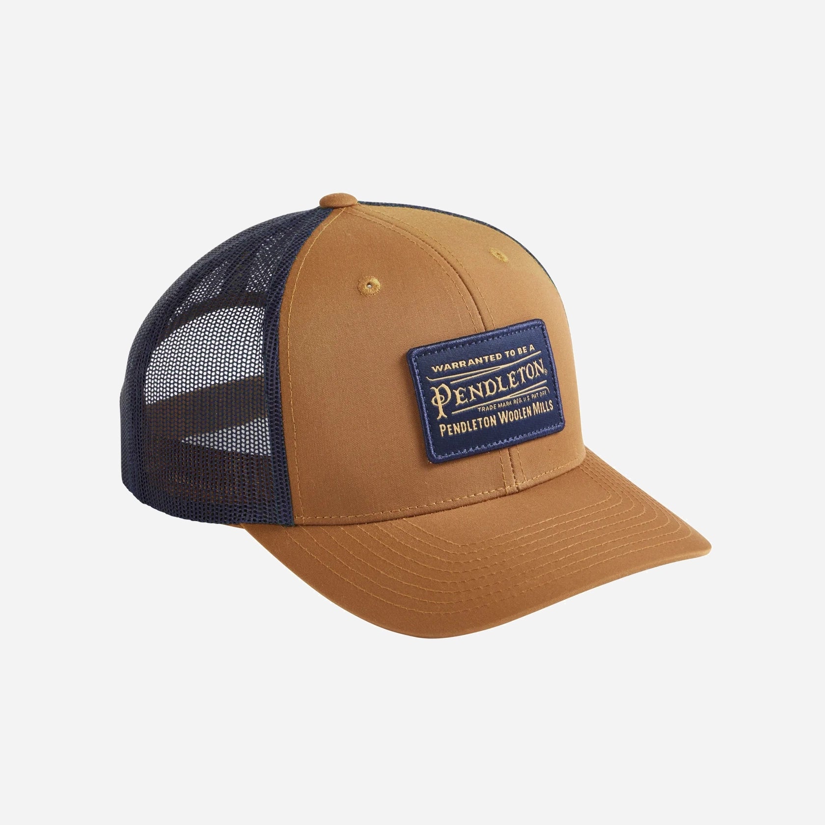 Classic Patch Trucker Cap - Saddle
