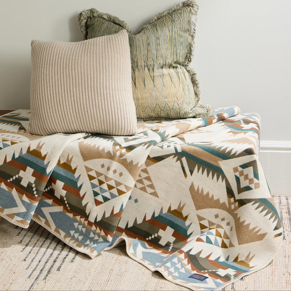 Jacquard-Satteldecke - Nehalem Natural