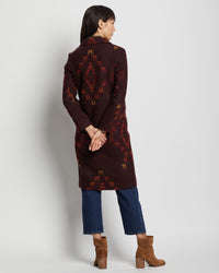 Jacksonville Jacquard Coat - Mission Trails Rust