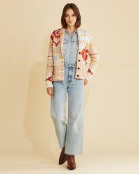Taos Graphic Cardigan