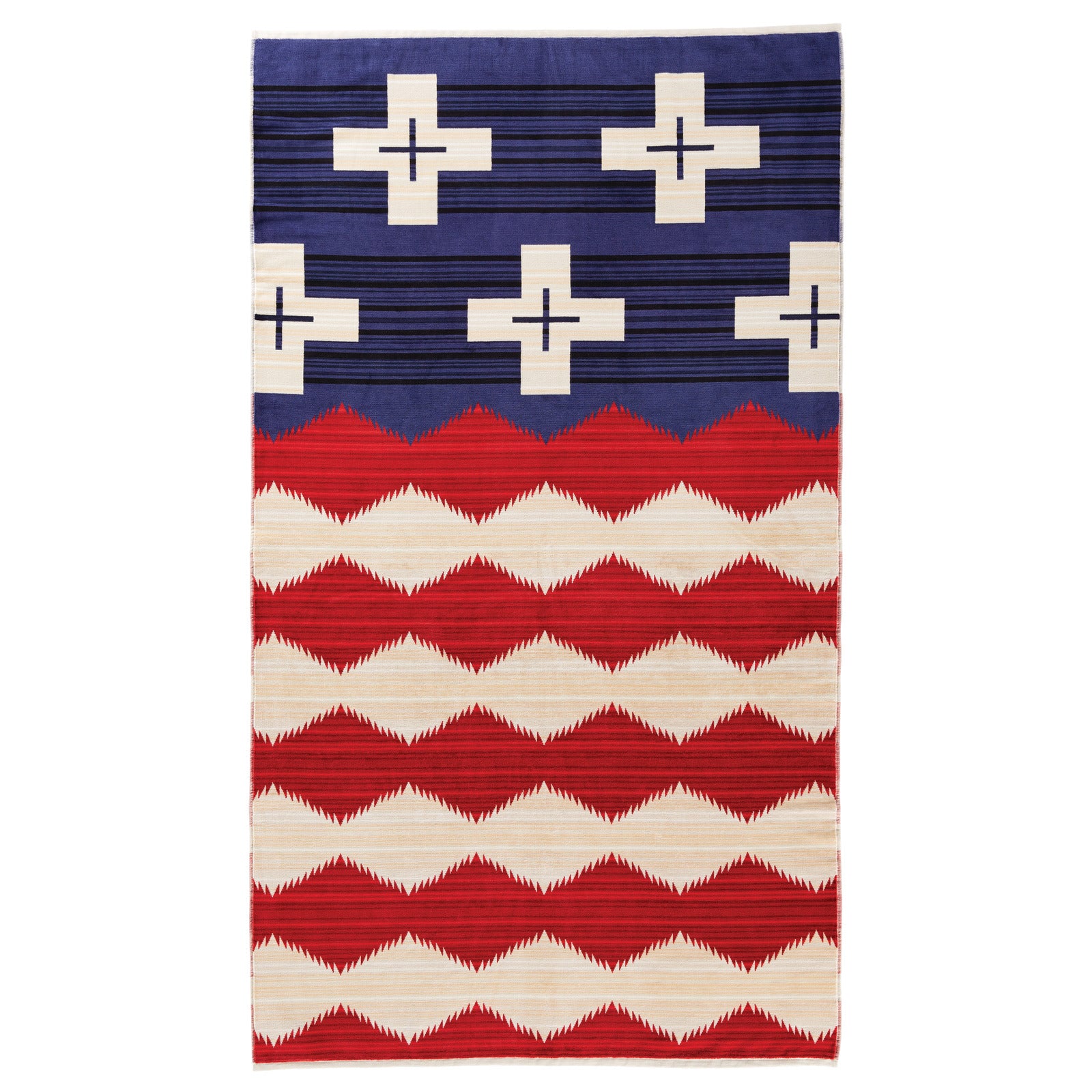 Jacquard Beach Towel - Brave Star