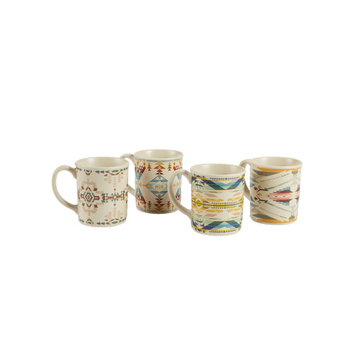 Ceramic 12oz Mug Set of 4 - High Desert Collection