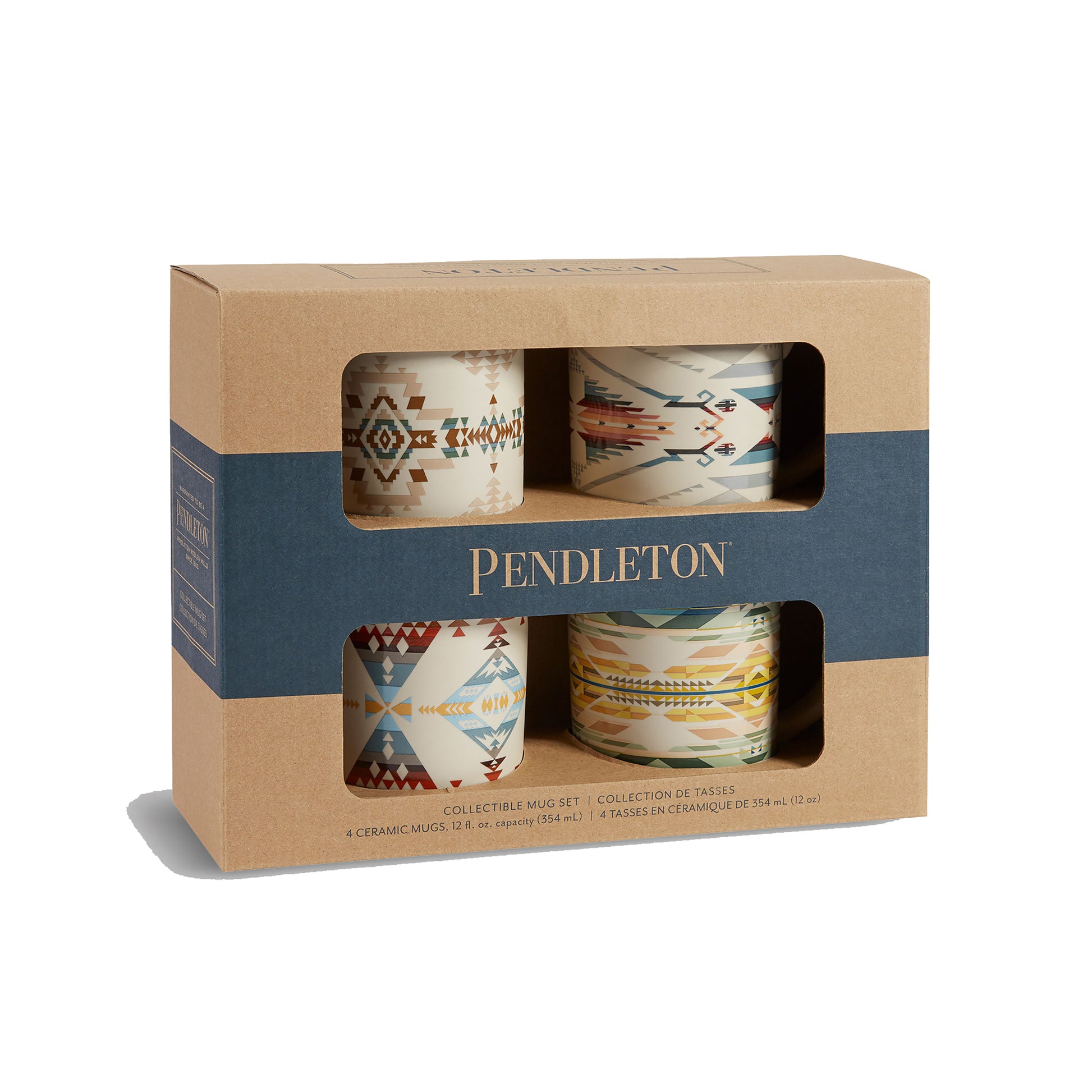 Ceramic 12oz Mug Set of 4 - High Desert Collection