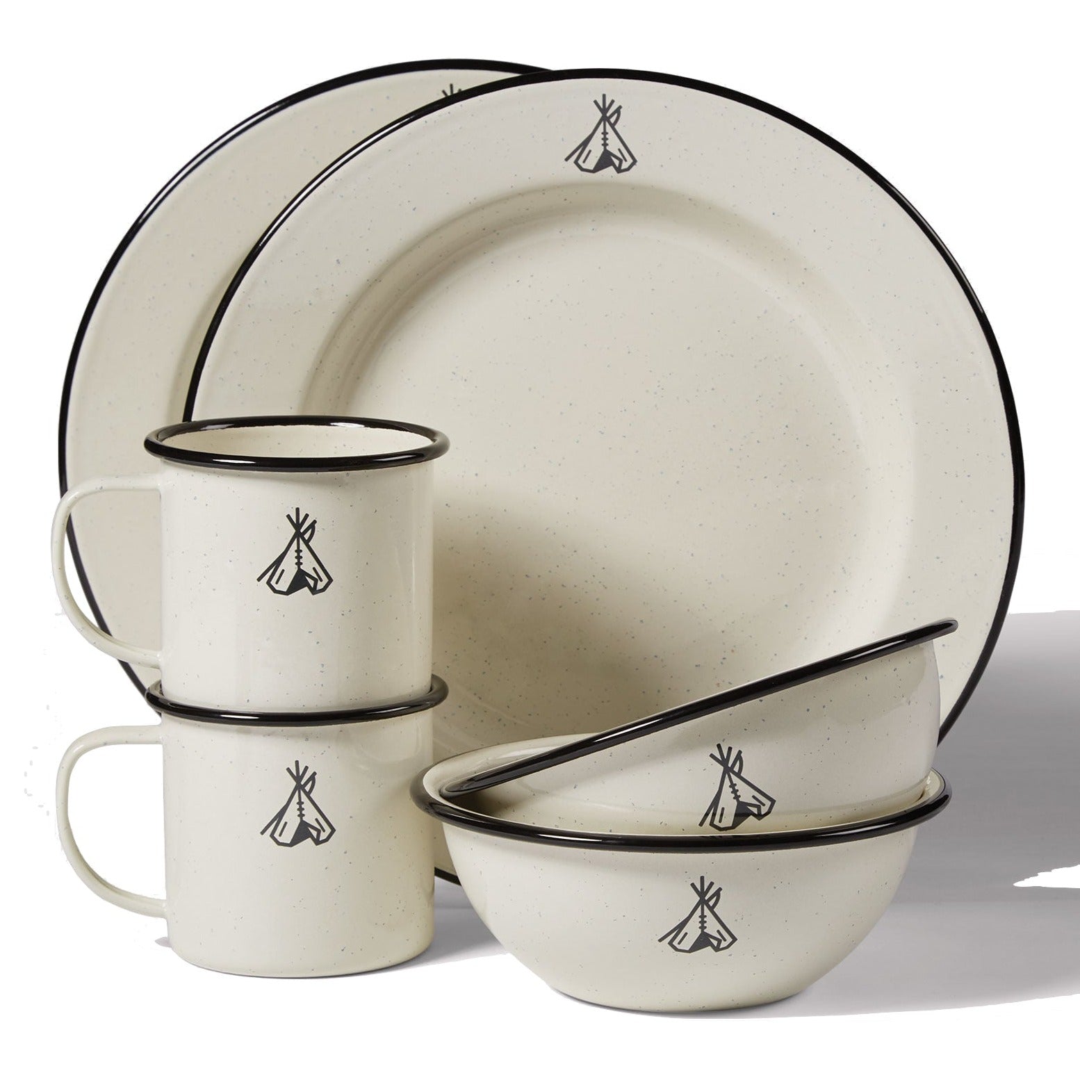 Camp Enamelware Set Of Two