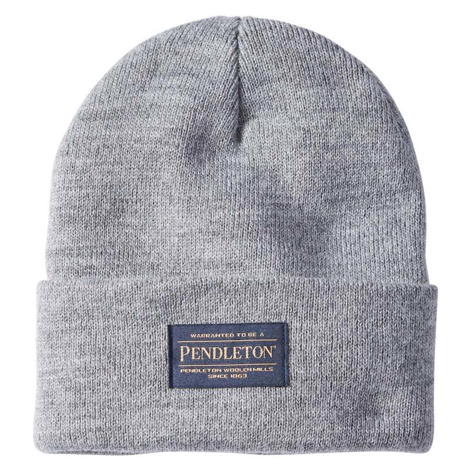 Pendleton Beanie - Hellgrau meliert