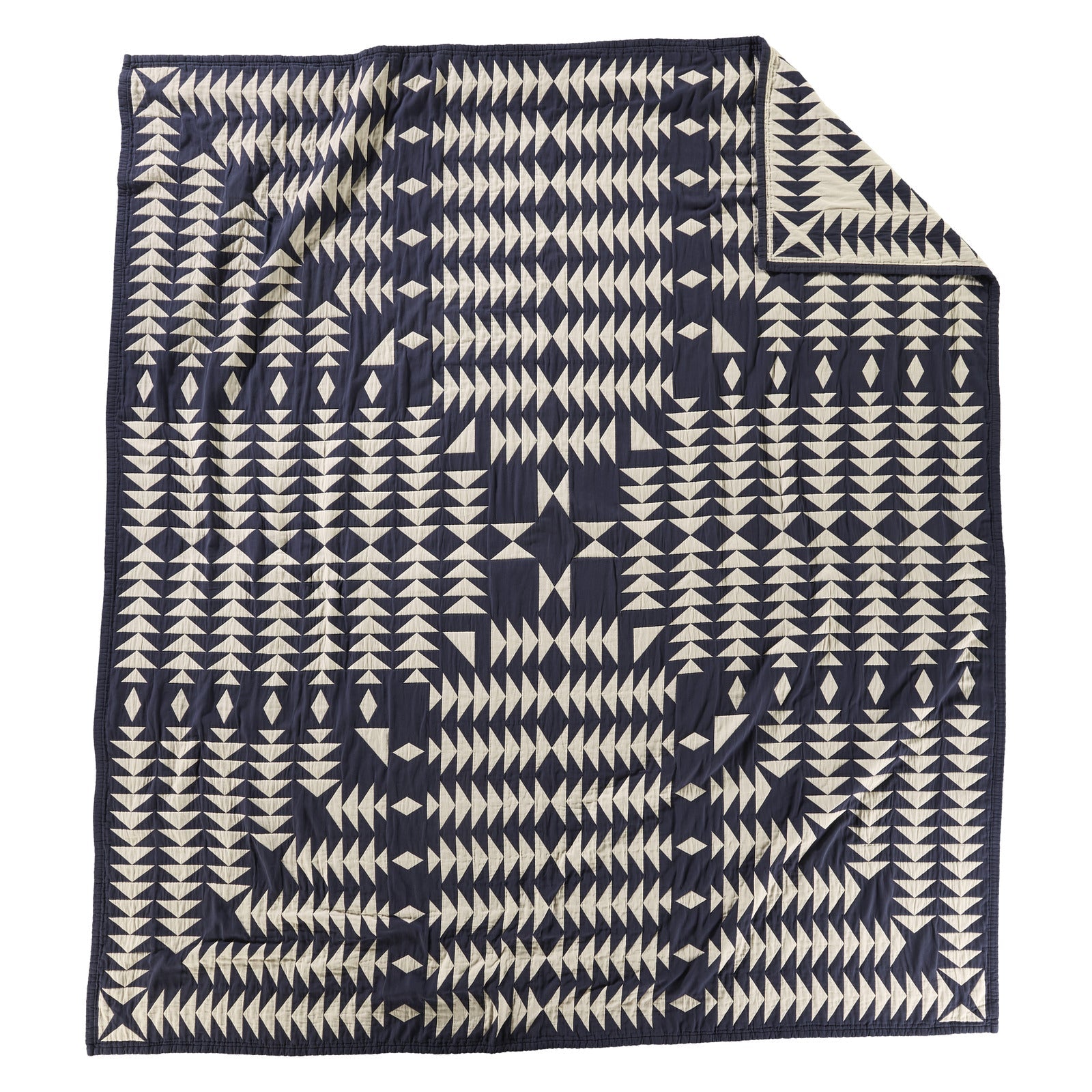 Organic Cotton Matelasse Queen - Midnight Nova