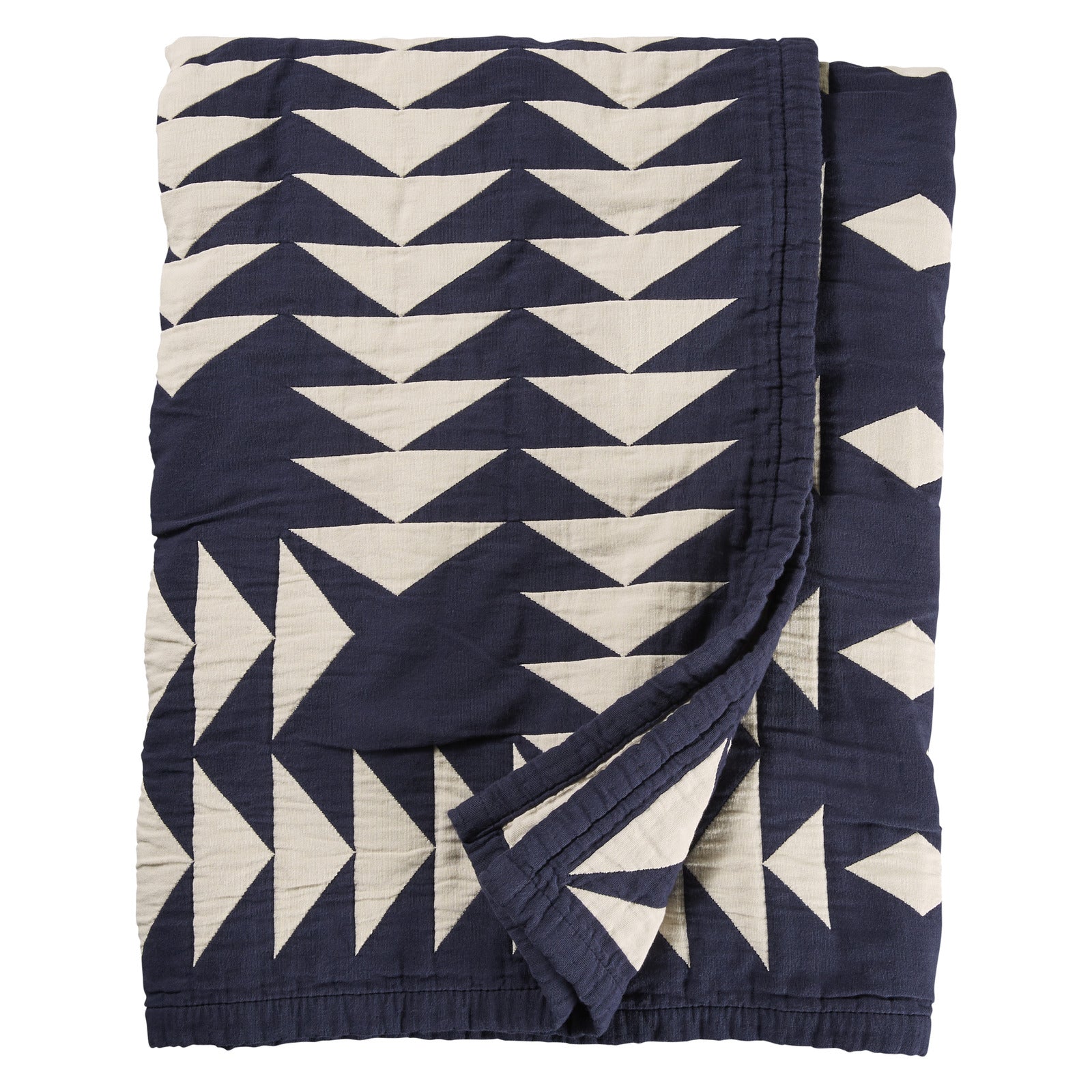 Organic Cotton Matelasse Queen - Midnight Nova