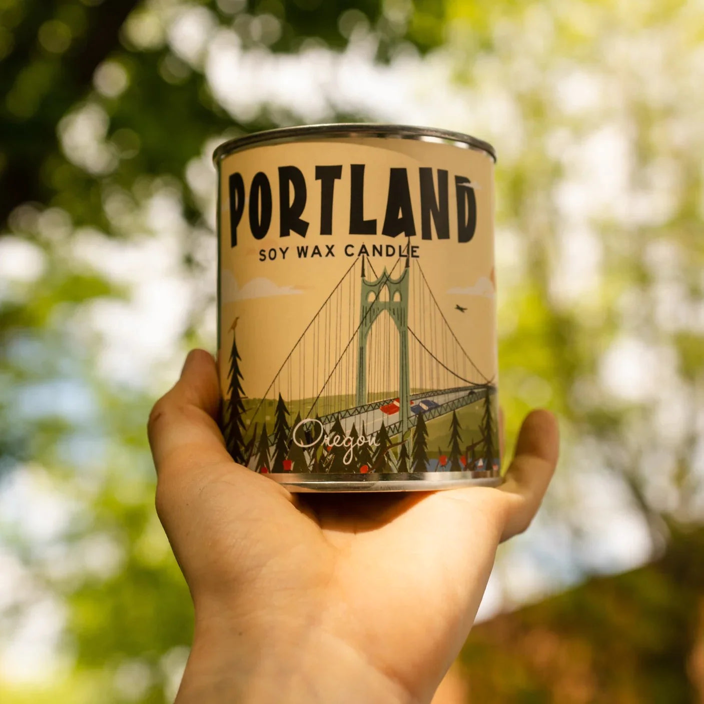 8 oz DESTINATION SOY CANDLE - PORTLAND