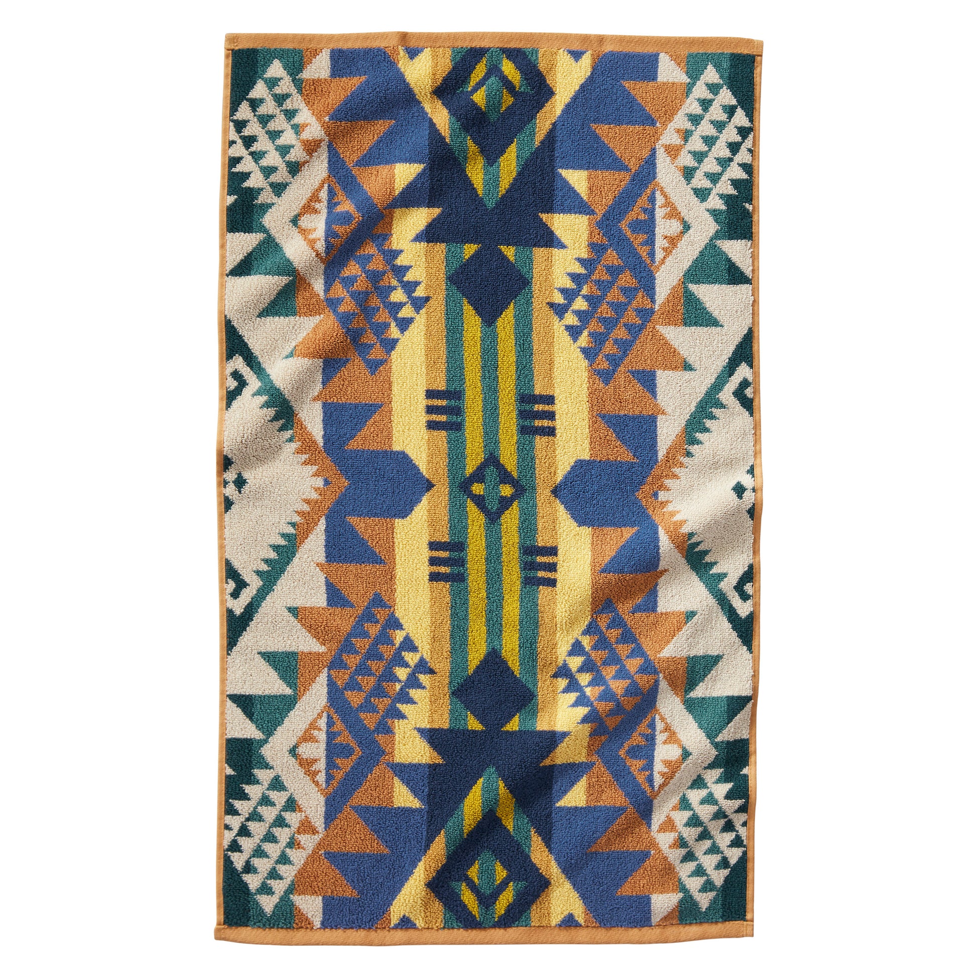 Jacquard Hand Towel - Journey West Bright