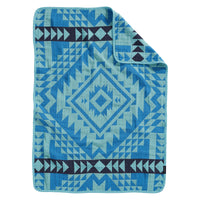 Organic Cotton Baby Blanket - Smith Rock / Ocean