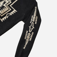 Crewneck Wool Pullover - Black Harding Star